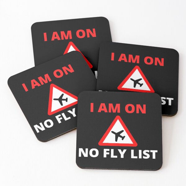 Item preview, No Fly List Red Plane Design designed and sold by SweetAndSpice.