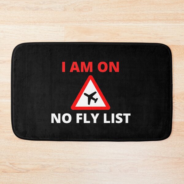 Item preview, No Fly List Red Plane Design designed and sold by SweetAndSpice.