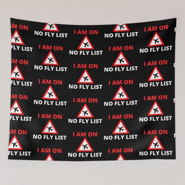 Item preview, No Fly List Red Plane Design designed and sold by SweetAndSpice.