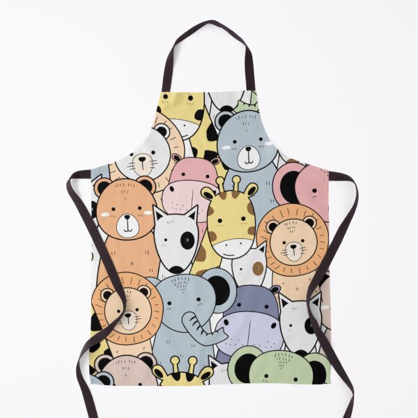 Item preview, Cute Animals Characters Seamless Pattern designed and sold by bestoffers.