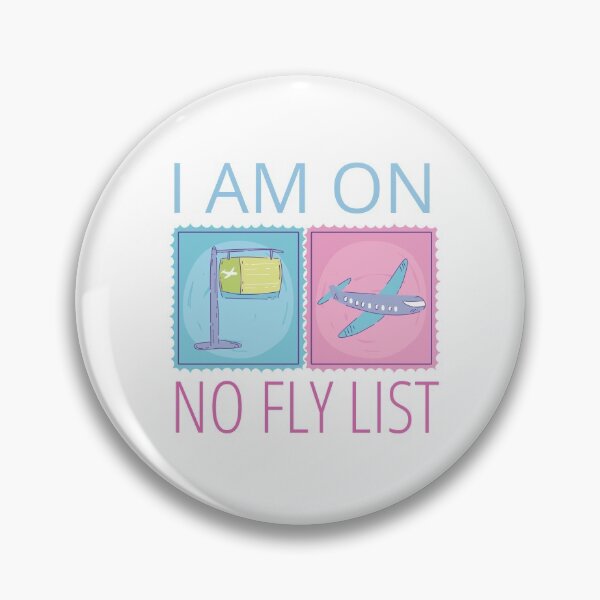 Item preview, No Fly List Pink and Blue Design designed and sold by SweetAndSpice.