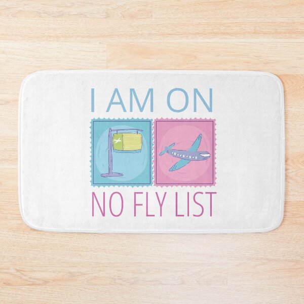 Item preview, No Fly List Pink and Blue Design designed and sold by SweetAndSpice.