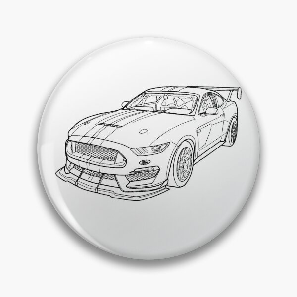 Item preview, Shelby GT500 Wireframe Drawing designed and sold by Auto-Prints.