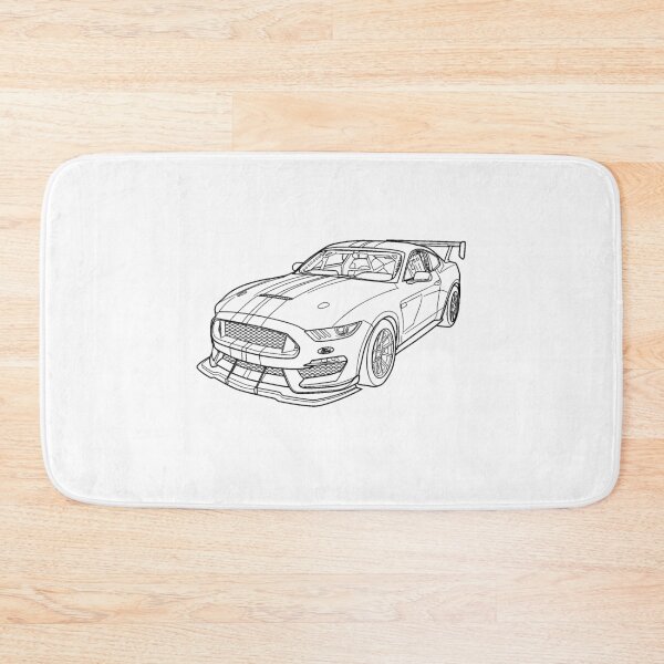 Item preview, Shelby GT500 Wireframe Drawing designed and sold by Auto-Prints.