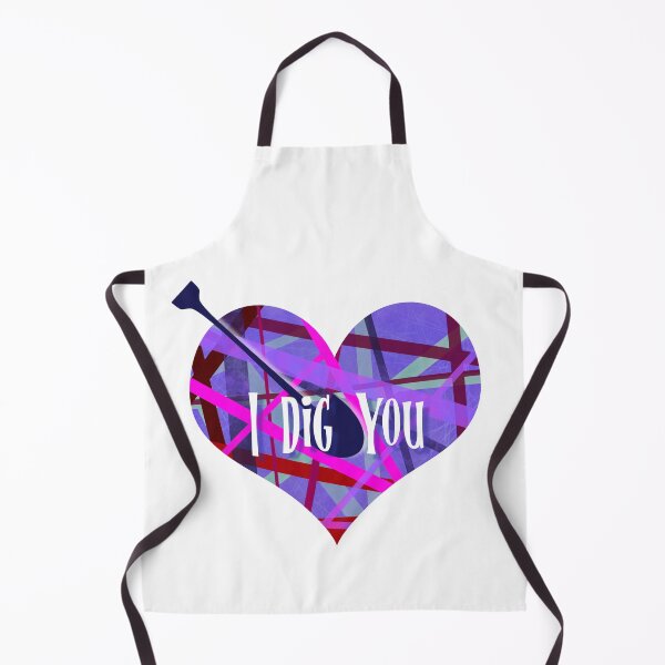 Item preview, I Dig You Valentine’s Day abstract Geometric Heart with arrow designed and sold by AMSonArt.