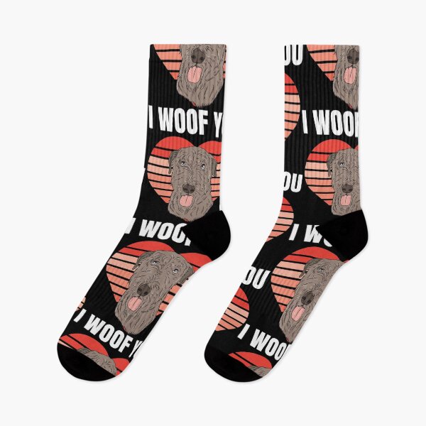 Item preview, I Woof You Funny Gift for Him Her Dog Lover Retro designed and sold by haselshirt.