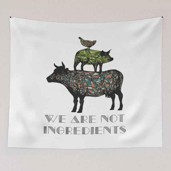 Item preview, We are not ingredients. designed and sold by SteadfastVegan.