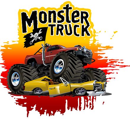 Monster Truck: Stickers | Redbubble