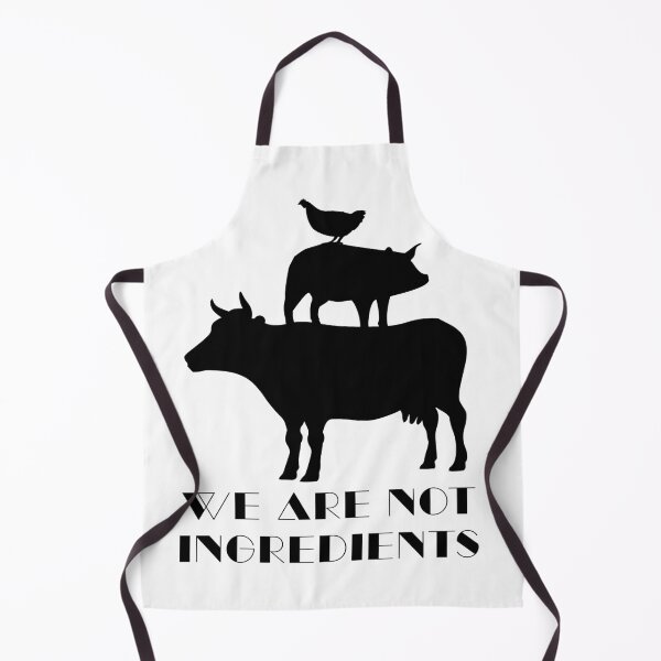 Item preview, We are not ingredients. designed and sold by SteadfastVegan.