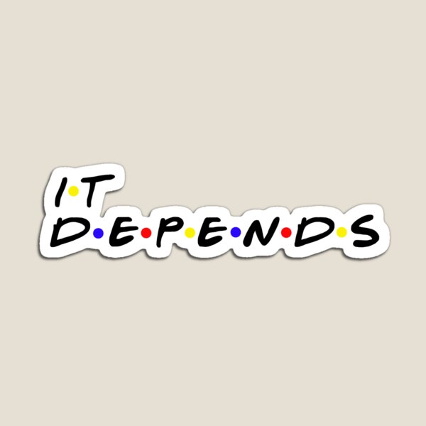Item preview, It depends friends letters designed and sold by pcharapich.