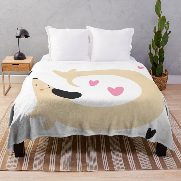 Item preview, Funny dachshund with many colorful hearts designed and sold by zanbo.