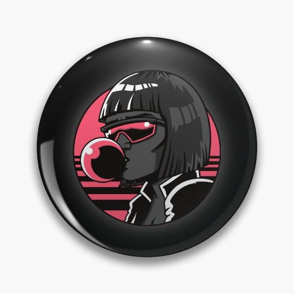 Item preview, Cyberpunk Red Girl with Bubble gum designed and sold by clubtee.