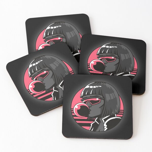 Item preview, Cyberpunk Red Girl with Bubble gum designed and sold by clubtee.