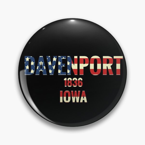 Item preview, Davenport Iowa designed and sold by Teelogic.