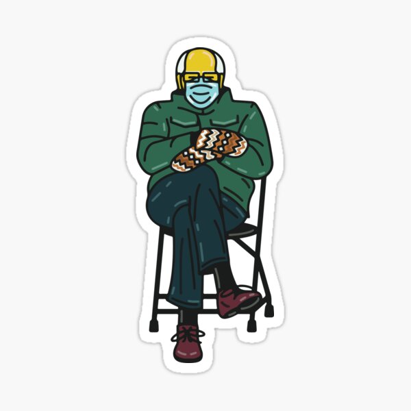 BERNIE SANDERS MITTENS FUNNY MEME Sticker