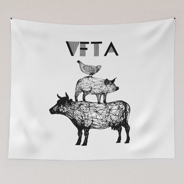 Item preview, Vegan for the animals.  designed and sold by SteadfastVegan.
