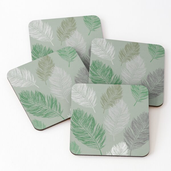 Item preview, Feathers Green designed and sold by CasDoodles.