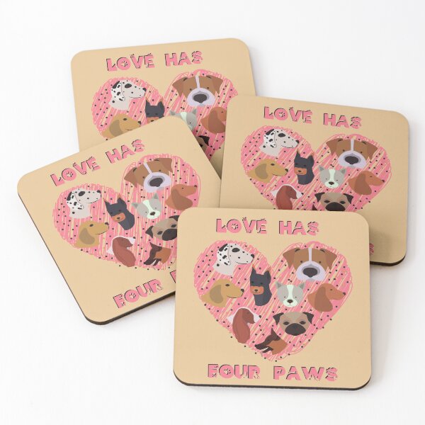 Item preview, Love Has Four Paws designed and sold by Hatomomox.