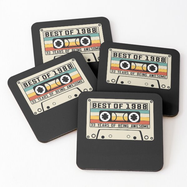 Item preview, Vintage Best Of 1988 33 Years Old Birthday Cassette Tape designed and sold by binly123.