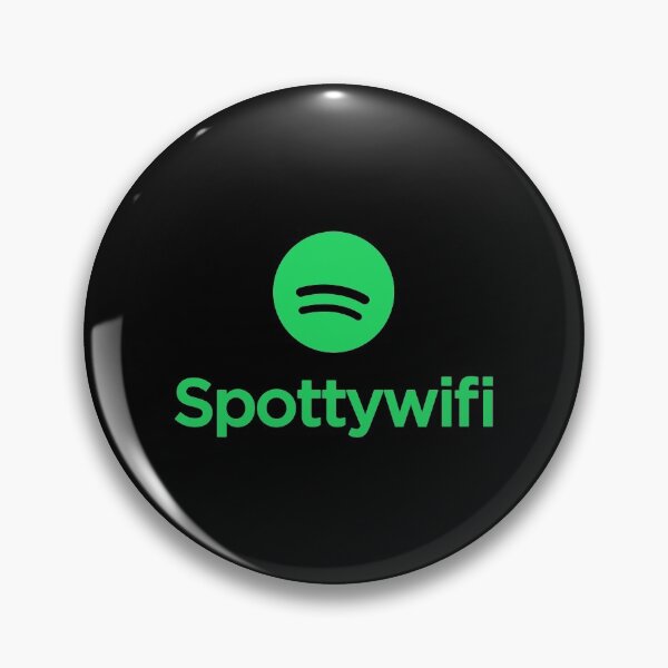 Item preview, Spotty Wi-fi Music App Logo Parody designed and sold by YabYumShop.