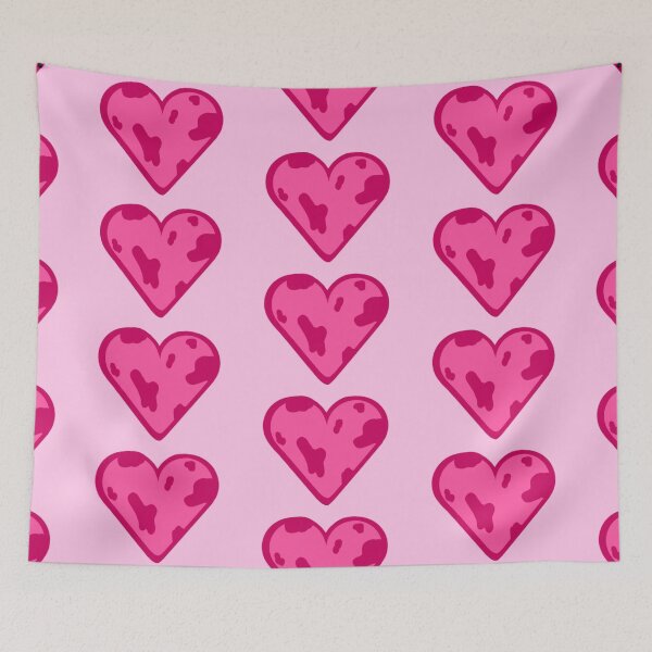 Item preview, y2k aesthetic pink cow print designed and sold by Diygurugirl.