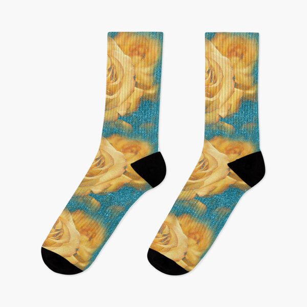 Item preview, Vintage floral pattern with yellow roses designed and sold by Xarah.