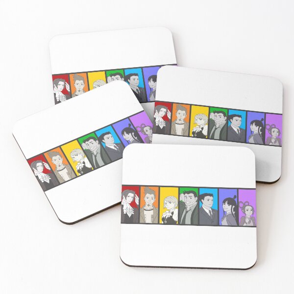 Item preview, Ace Attorney Rainbow Collage designed and sold by badgerinafez.