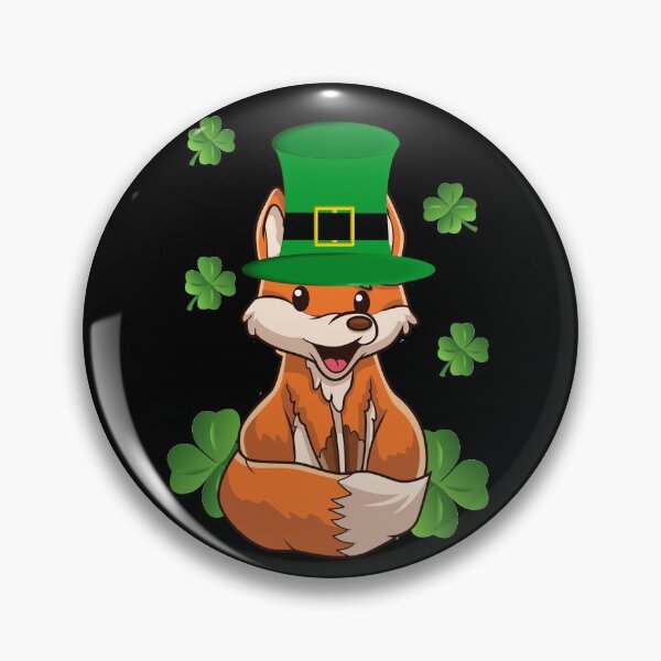 Item preview, St. Patrick's Day Little Fox designed and sold by Treasurekey.
