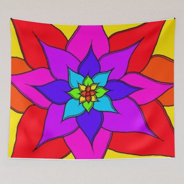 Item preview, Rainbow Flower designed and sold by sevondanders.