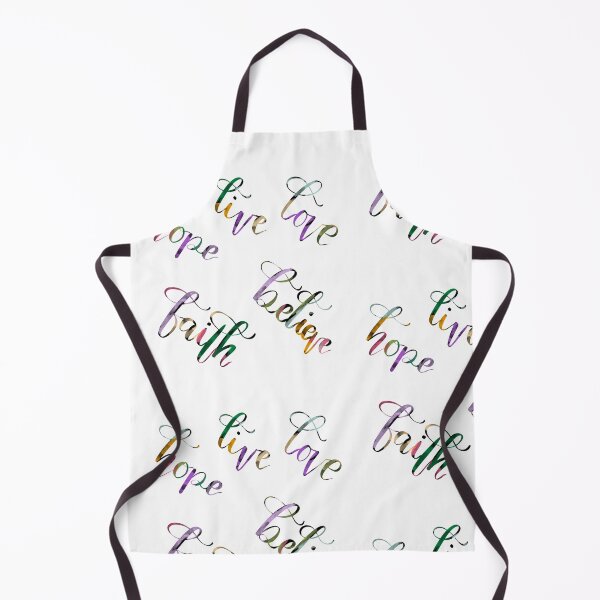 Item preview, Love Live Believe Hope Faith positive quote Handlettering designed and sold by atiksugiwara.