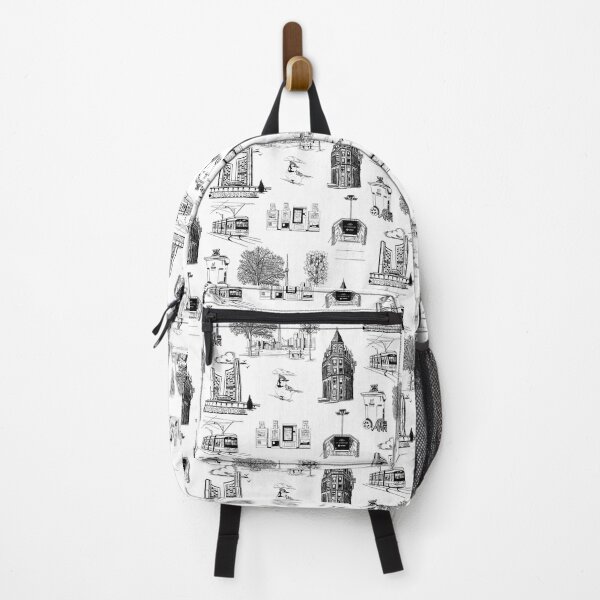 Item preview, Toronto Toille De Jouy - Black and White designed and sold by Quick Brown Fox Canada.