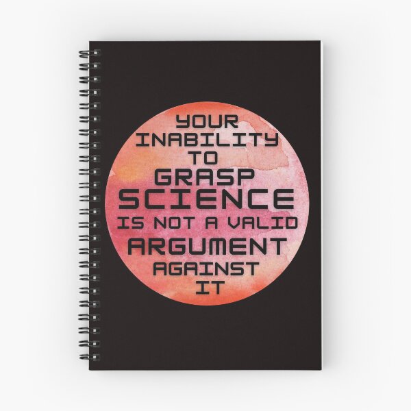 Item preview, your inability to grasp science is not a valid argument against it - geek gift designed and sold by hyggekrog.