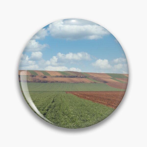Item preview, Green wheat and plowed field landscape agriculture designed and sold by goceris.