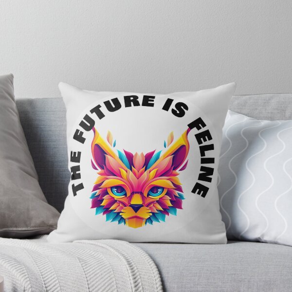 Item preview, The Future Is Feline - Mystical Dreamy Cat - Black designed and sold by NoMatterLab.