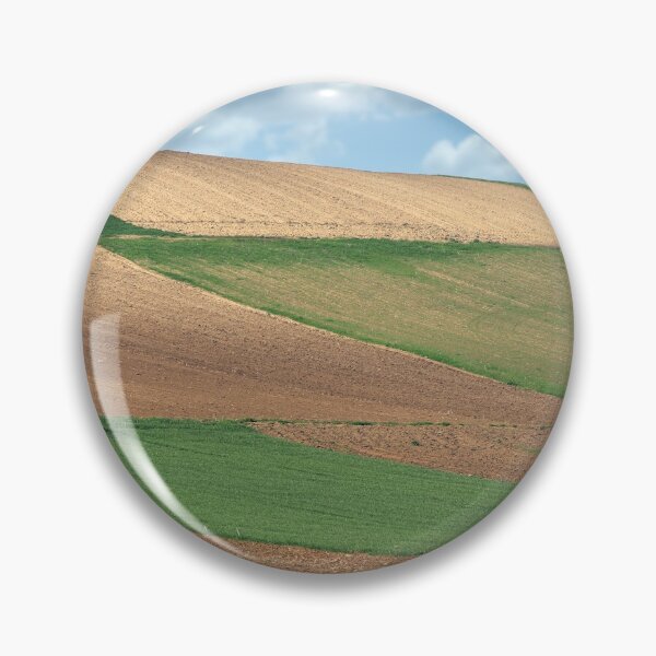 Item preview, Green wheat and plowed field landscape  designed and sold by goceris.