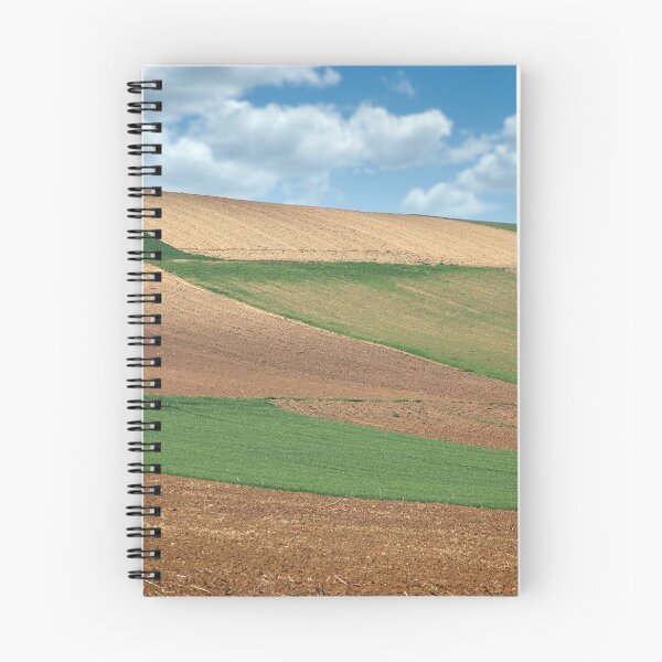 Item preview, Green wheat and plowed field landscape  designed and sold by goceris.