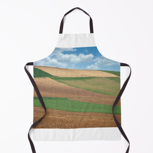Item preview, Green wheat and plowed field landscape designed and sold by goceris.