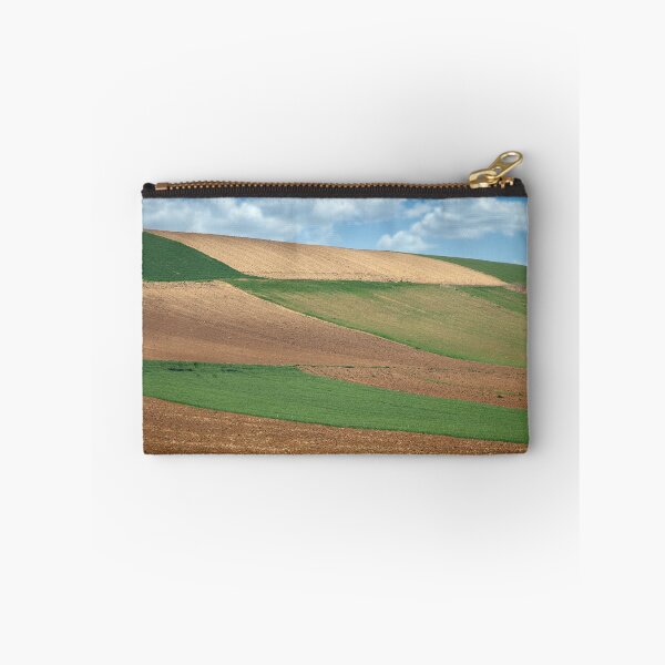 Item preview, Green wheat and plowed field landscape  designed and sold by goceris.