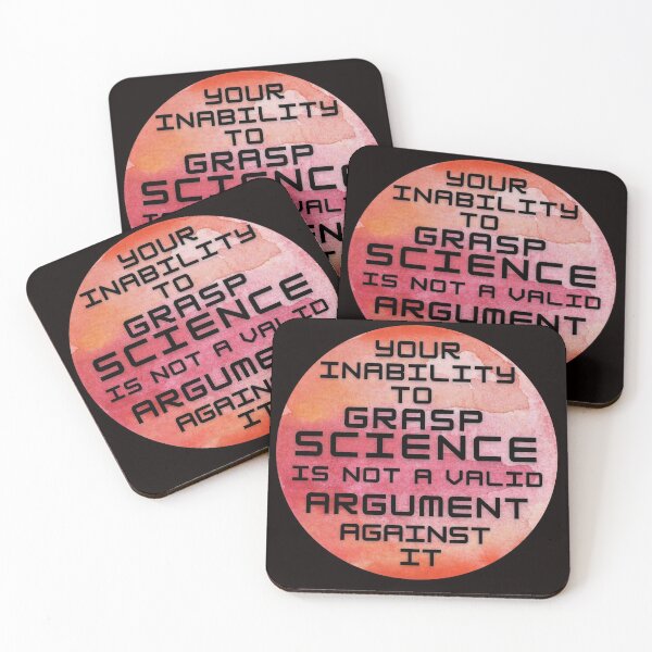 Item preview, your inability to grasp science is not a valid argument against it - geek gift designed and sold by hyggekrog.