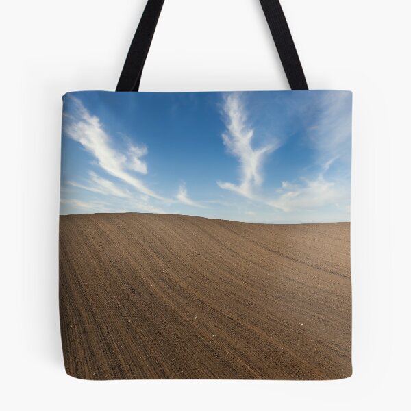 Item preview, Plowed field landscape agriculture spring season Voivodina Serbia designed and sold by goceris.