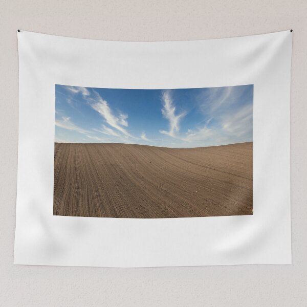 Item preview, Plowed field landscape agriculture spring season Voivodina Serbia designed and sold by goceris.