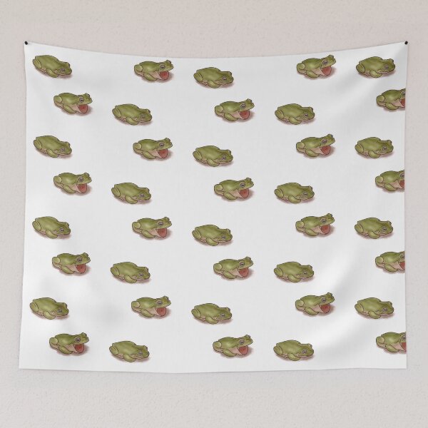 Item preview, Small frog tiny scream ‘a’ designed and sold by flotsamm.