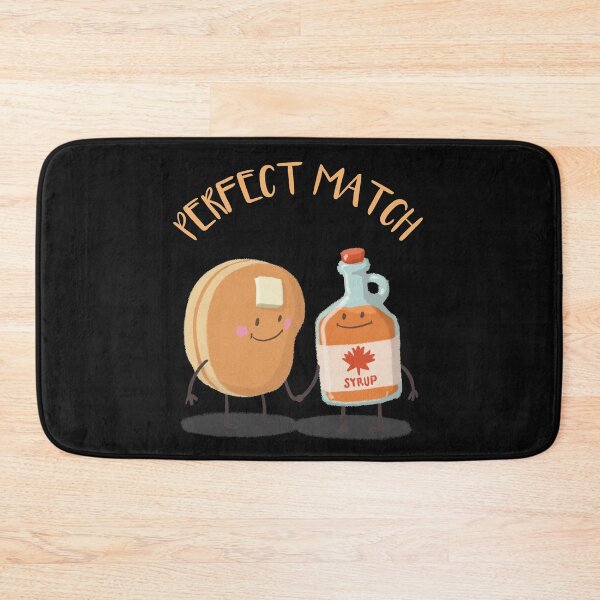 Item preview, Funny Perfect Match Maple Syrup and Pancakes designed and sold by joabaj.