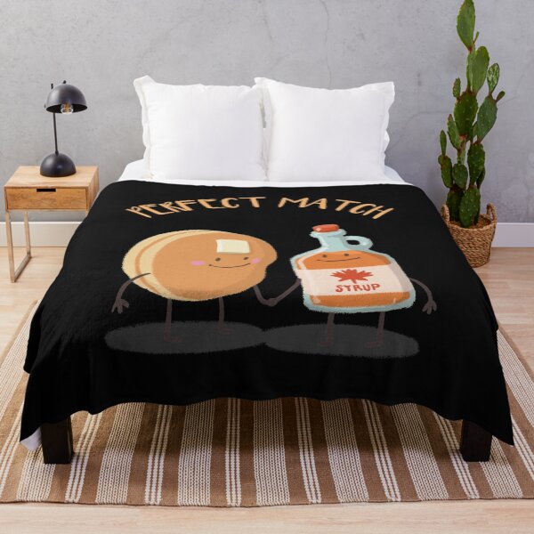 Item preview, Funny Perfect Match Maple Syrup and Pancakes designed and sold by joabaj.