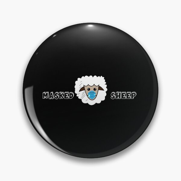 Item preview, Sheep wear mask sticker designed and sold by PinoITC.