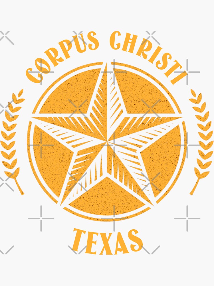 "Corpus Christi Texas Badge" Sticker for Sale by Taumaturgo Redbubble
