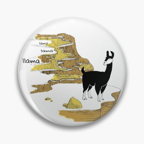 Item preview, llama designed and sold by VicaVeresk.
