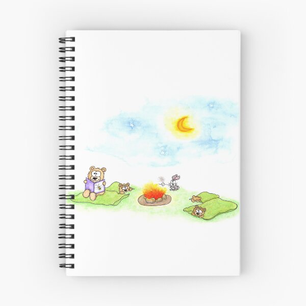 Item preview, Sleepytime Bears - cute bears camping designed and sold by Belknap.
