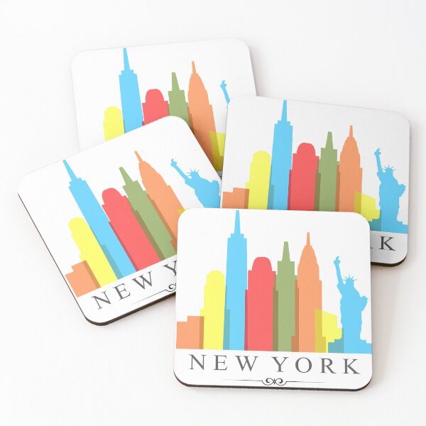 Item preview,  New York City Colorful Buildings | designed and sold by amazing dec.