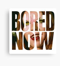 Bored now - Vampire Willow Canvas Print